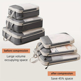 3-piece travel compression packing cube, travel bag luggage organizer travel essentials carry-on luggage compression cube GiFiFY