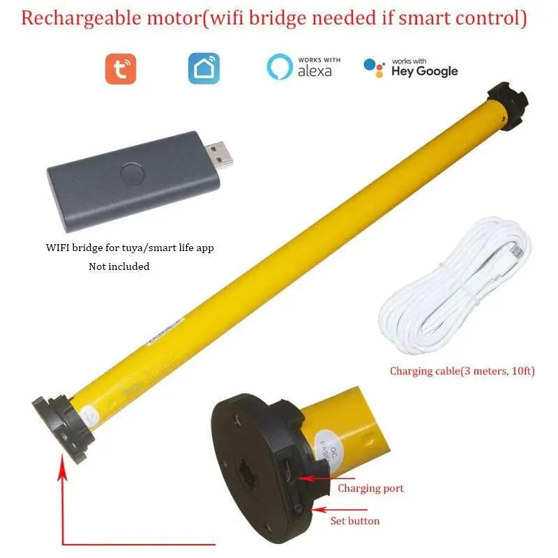 SmartMatters Electric Shangrila Blinds Smart Zigbee Blackout Zebra Shades for Windows and Doors Wifi Tuya Alexa Google Assistant Smart Shade by DS