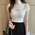 Elegant Turtleneck Summer Blouse for Women - GiFTiFY