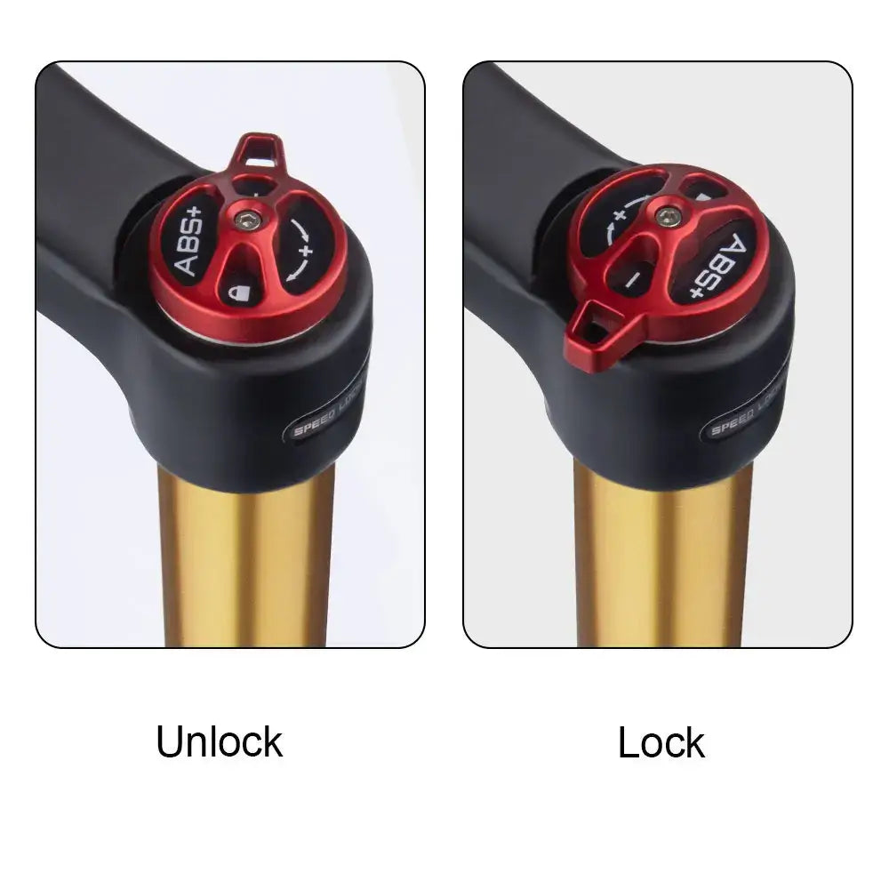 Bolany MTB Bicycle Fork Magnesium Alloy Air Suspension 26 27.5 29 Inch 32 HL RL100mm Bike Fork Lockout For Cycling