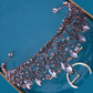 Baroque Bronze Purple Crystal Heart Bridal Tiaras Crown Rhinestone Pageant Diadem Veil Tiara Headbands Wedding Hair Accessories DSERS