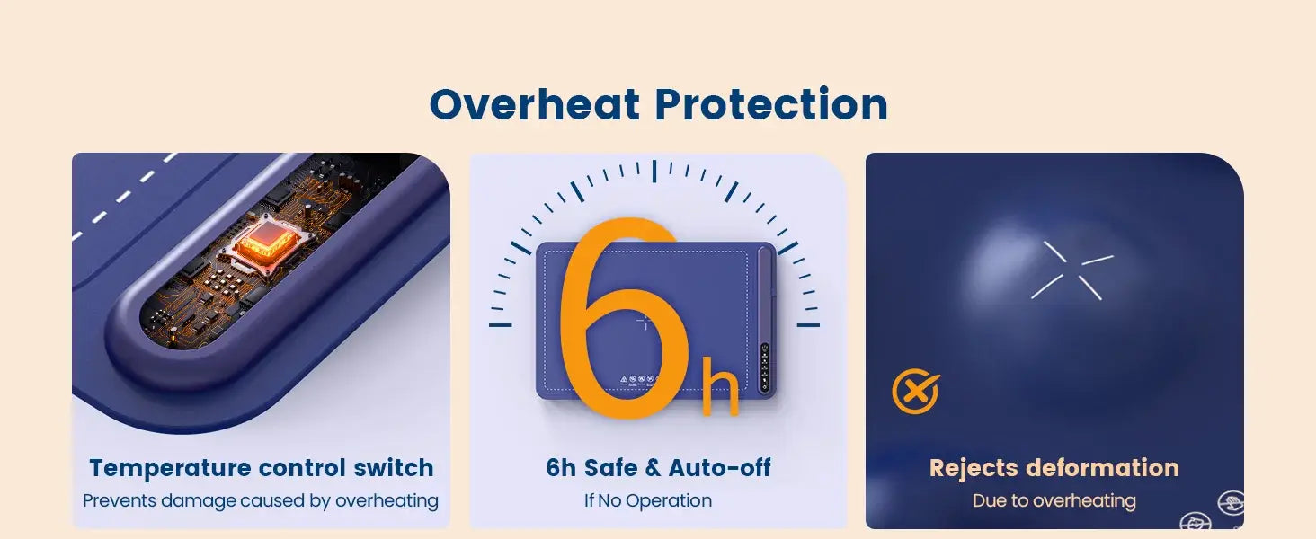 Roll up food heating pad - Level 4 temperature fast heating silicone hot plate lifting feet to protect the dining table