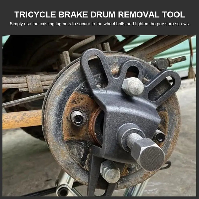 Universal Brake Drum Puller Tool 4 Hole Wheel Hub Puller Repair Tool Handheld for Motorcylce Accessories for Tricycle Motorbike by GiFiFY
