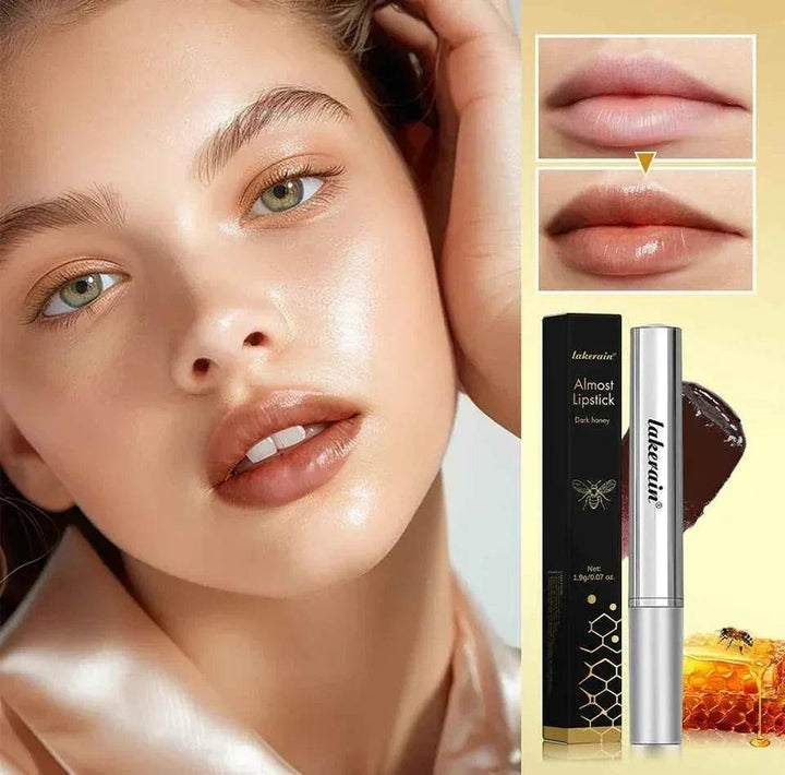 Black Honey Lipstick Long Lasting Moisturizing Natural Lip Plumper Makeup Lip Plumping Gloss Cosmetics Exfoliating for Lip - GiFTiFY