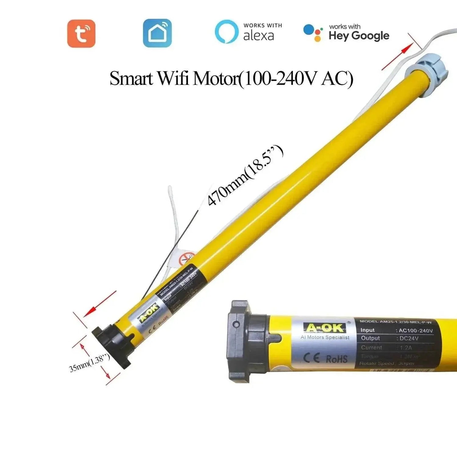SmartMatters Electric Shangrila Blinds Smart Zigbee Blackout Zebra Shades for Windows and Doors Wifi Tuya Alexa Google Assistant - GiFTiFY