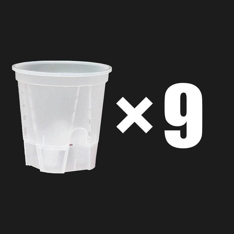 Premium Clear Desktop Resin Flower Pot, Transparent Nurturing Your Green Plants - Suitable for Placing Orchids by DSERS