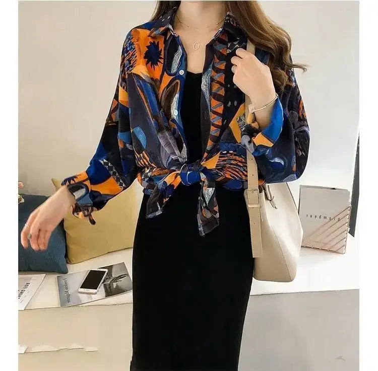 Chic Loose Chiffon Shirt for Women