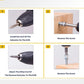 Extractor Double Head Screw Slide Tooth Removal Tool S2 Screwdriver Screwdriver Screwdriver Head Broken Wire Set GiFTiFY