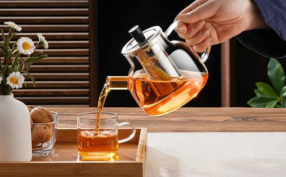 Glass Teapot Camping Water Bottle