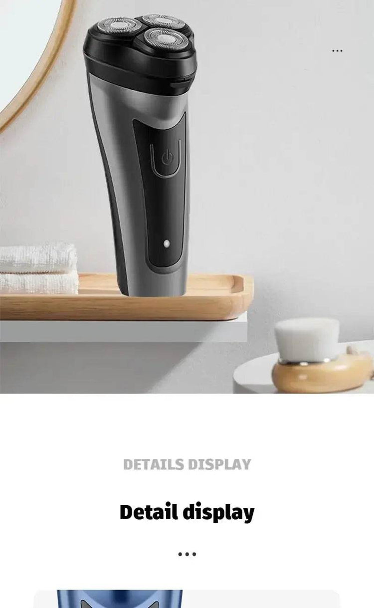 Shaver for Men USB Electric Shaver Powerful Beard Shaving Machine Electric Razor Rechargeable Waterproof - GiFTiFY