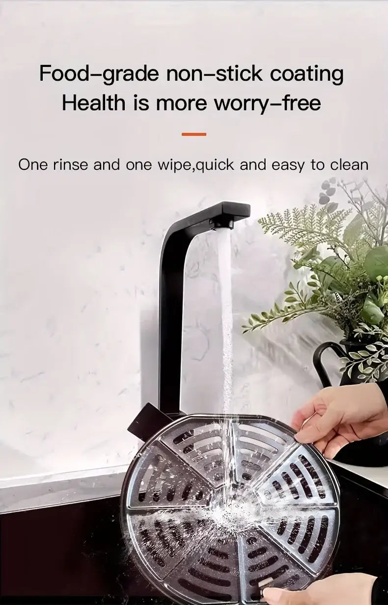 6L Air fryer Multi-functional intelligent touch screen oven Large capacity Electro mechanical deep fryer for home