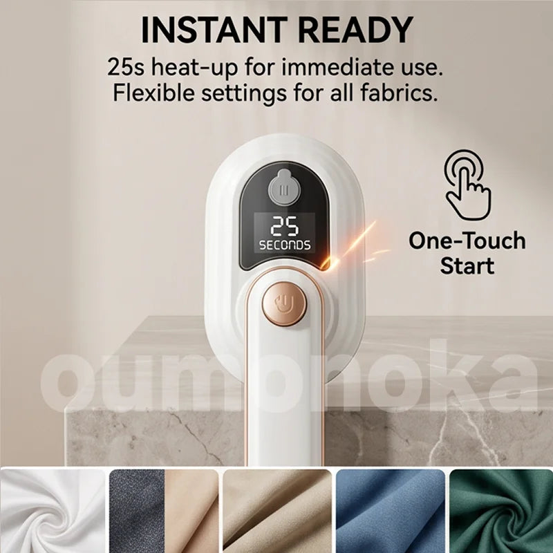 Handheld Vertical Steam Iron Clothing Plate Makeup Iron for Clothes Voor Mini ironing Machine Portable Travel Garment Steamer by GiFiFY