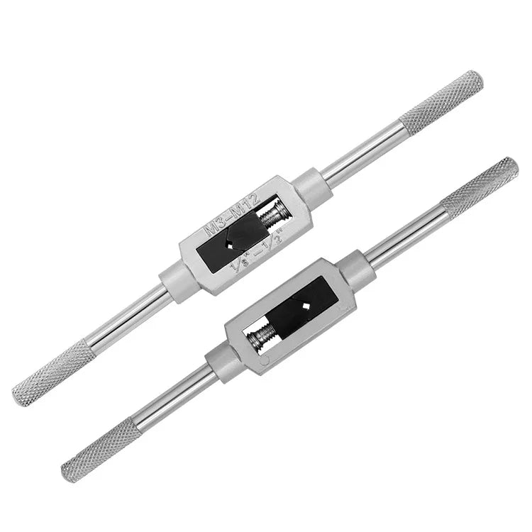 M3-M12 8/6 PCS Metric Hand Tap Set HSS Right-handed Tapping Drill Thread Punching Wrench Hand Tools Male to Make Thread in Steel GiFTiFY