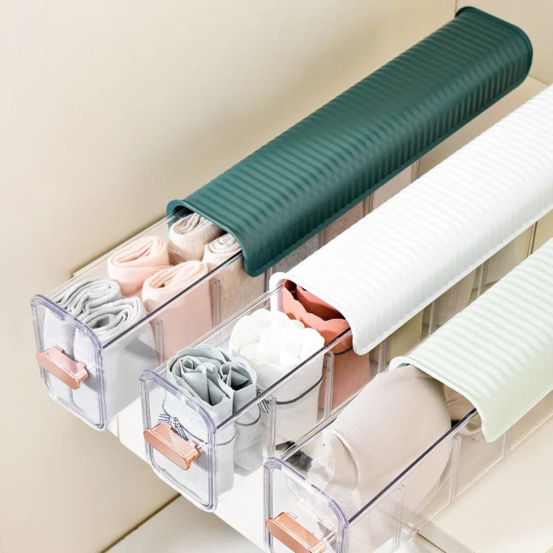 1PC Household Underwear Organizer Drawer Push-pull Design with Cover Dust-proof Underwear Underwear Socks Classified Storage by GiFiFY