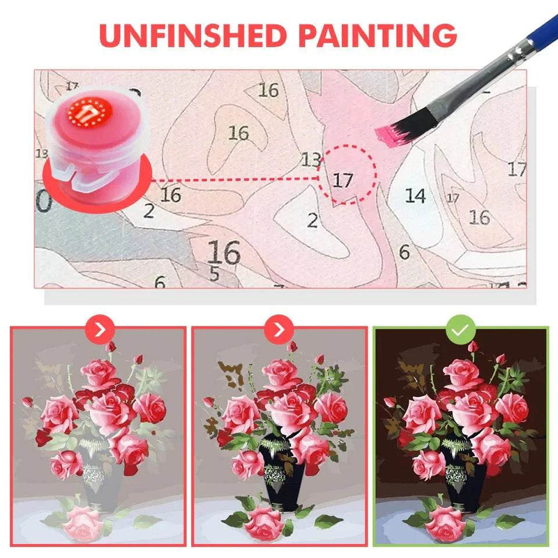 HUACAN Custom Photo Paint By Numbers Pets Child Diy Kit Picture For Living Room Home Decoration Painting by numbers by DSERS