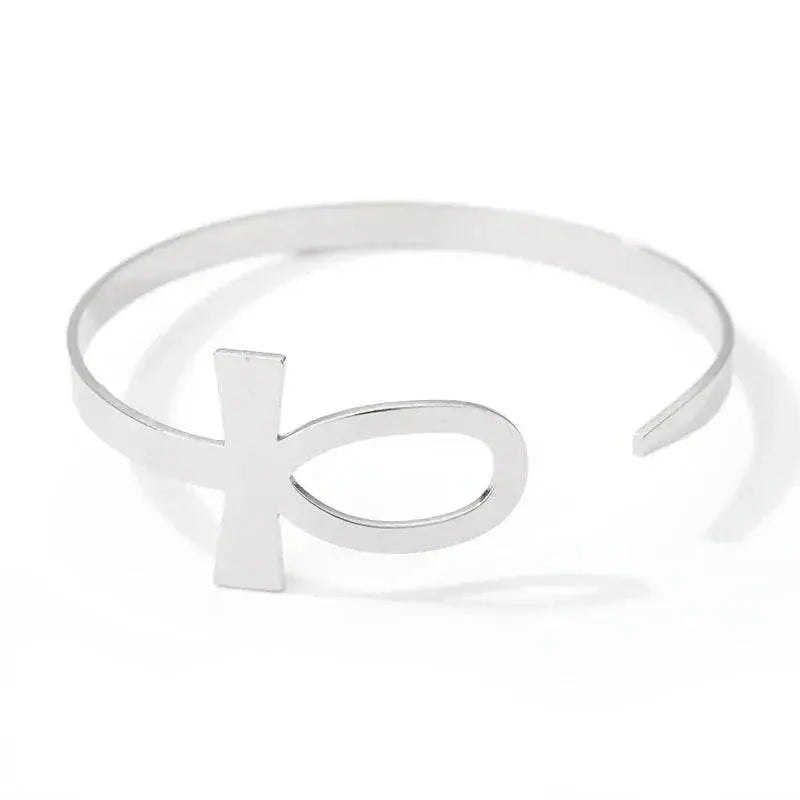 Adjustable Gold Nefertiti Inspired Cuff Bracelet - GiFTiFY