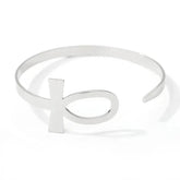 Adjustable Gold Nefertiti Inspired Cuff Bracelet - GiFTiFY