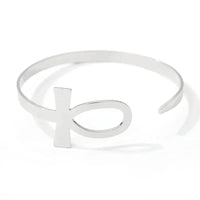 Adjustable Gold Nefertiti Inspired Cuff Bracelet