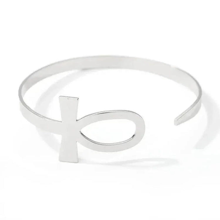 Adjustable Gold Nefertiti Inspired Cuff Bracelet - GiFTiFY