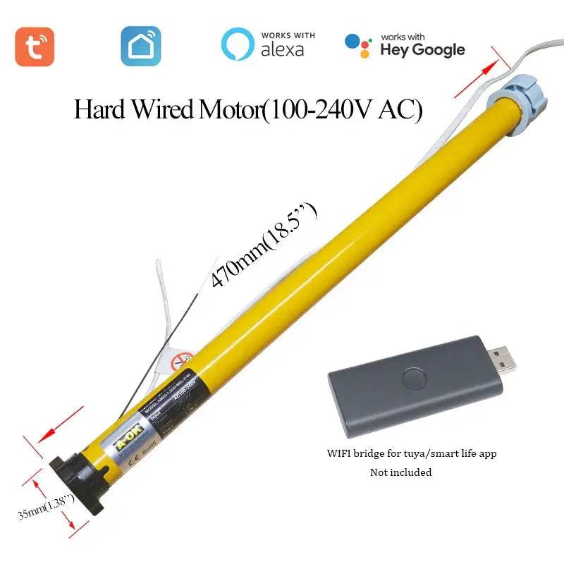 SmartMatters Electric Shangrila Blinds Smart Zigbee Blackout Zebra Shades for Windows and Doors Wifi Tuya Alexa Google Assistant - GiFTiFY