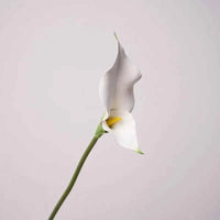 5-Piece PU Artificial Calla Lily Bouquet for Wedding Decor