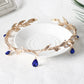Luxury Crystal Crown Bridal Hair Accessories Wedding Rhinestone Waterdrop Leaf Tiara Crown Headband Frontlet Brides Hair Jewelry GiFTiFY