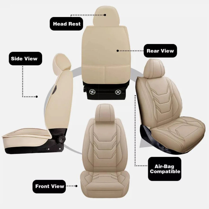 Full Set Car Seat Covers 5-Seats Rear & Front Auto Seat Cover Protection For Lexus GiFiFY