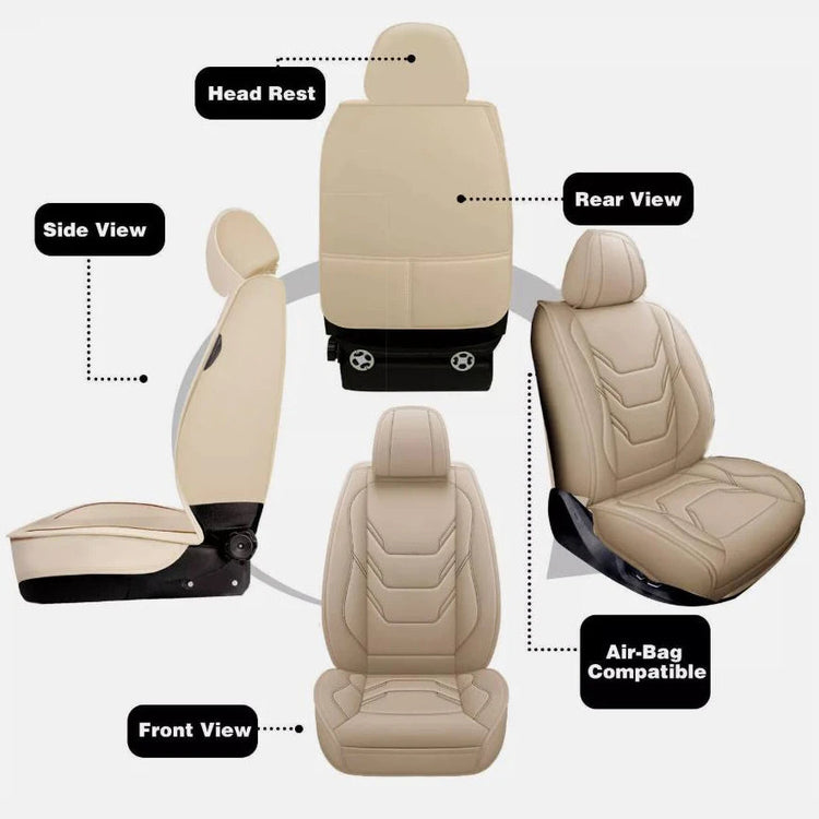 Full Set Car Seat Covers 5-Seats Rear & Front Auto Seat Cover Protection For Lexus GiFiFY