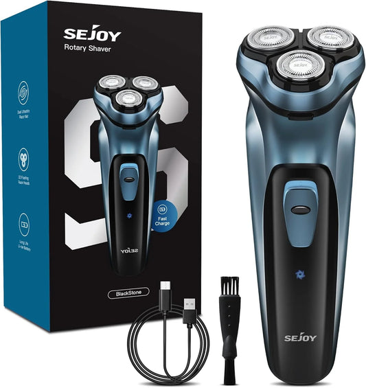 Sejoy Elektrorasierer für Männer Wiederaufladbare Elektrorasierer Rasierapparate Herren Elektrorasierer,