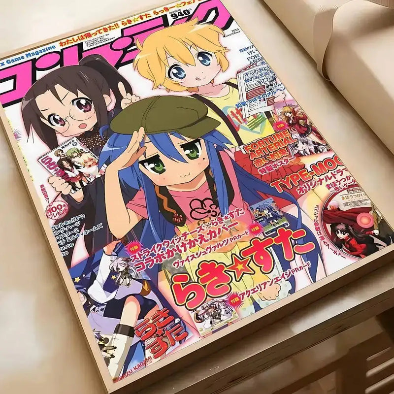 Anime Lucky Star Kawaii Home Decor Pooster by DSERS