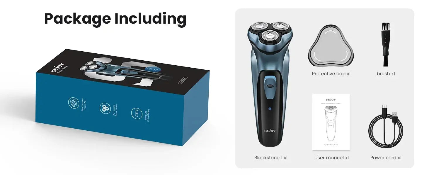 Sejoy Electric Razor for Men Rechargeable Electric Razor Shaving Machines  Mens Electric Shavers, - GiFTiFY