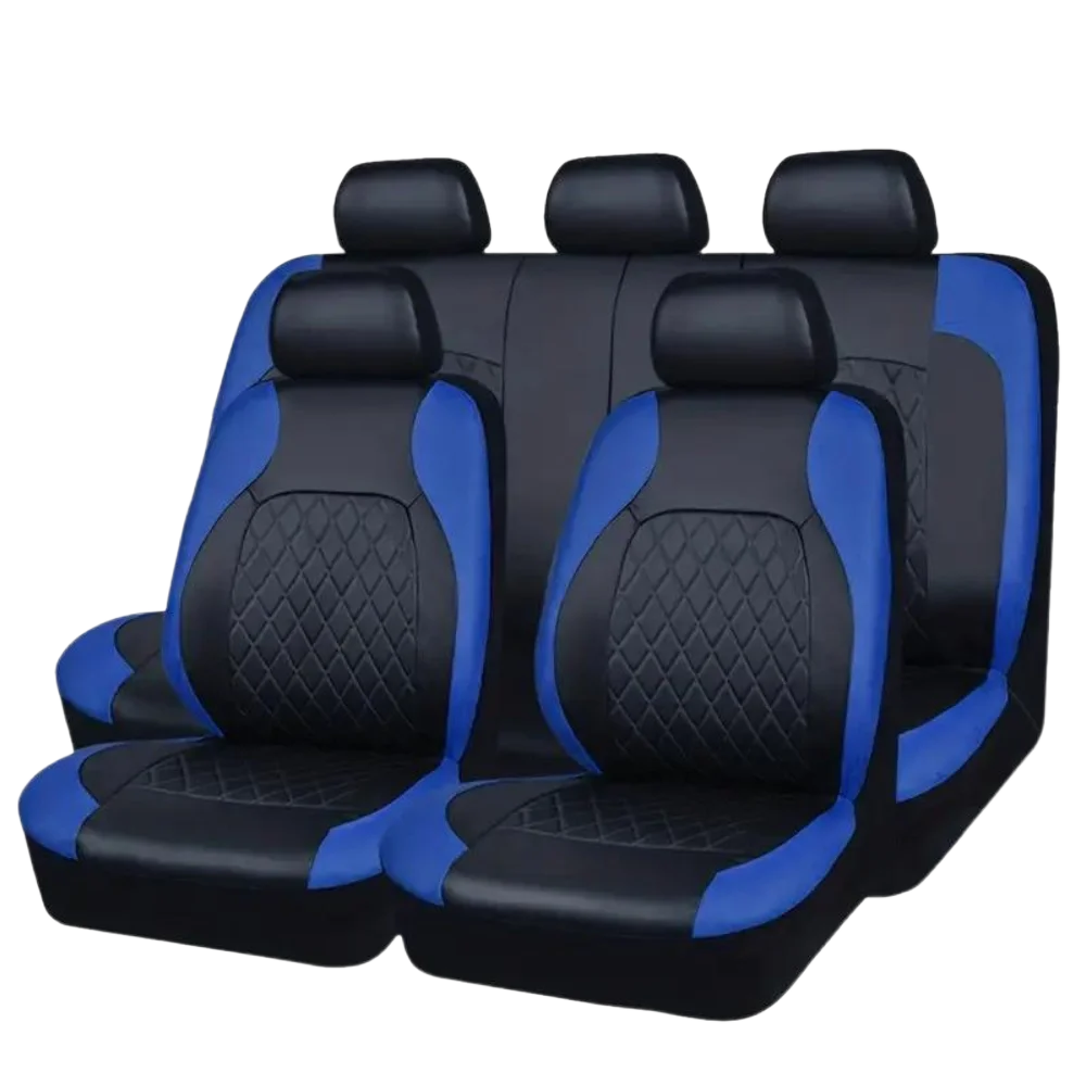 Universal Car Seat Covers PU Black Fashions Sports Seat Covers PU Car Seat Cover Universal Interior Accessories by GiFiFY