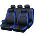 Universal Car Seat Covers PU Black Fashions Sports Seat Covers PU Car Seat Cover Universal Interior Accessories by GiFiFY