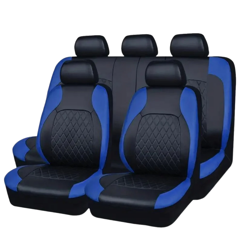 Universal Car Seat Covers PU Black Fashions Sports Seat Covers PU Car Seat Cover Universal Interior Accessories by GiFiFY