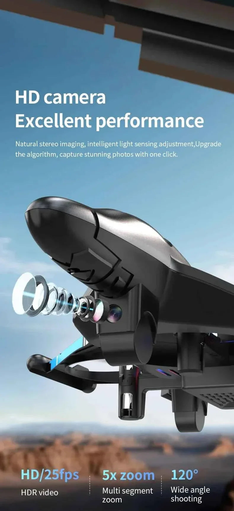 K500MAX Drone Fighter Jet 4k HD Professional Drone Camera WIFI Fpv Aircraft Quadcopte Aerial Photography Drone Birthday Toys Jet Fighter Toy by DSERS