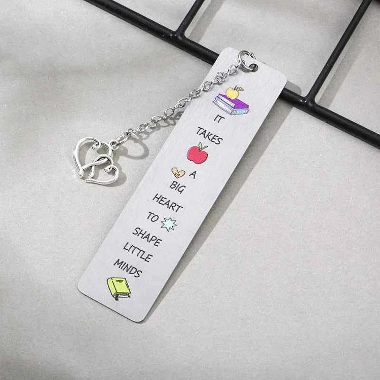 Color Cartoon Metal Bookmark Pendant Retro Book Clip Markers Student Gift Stationery Teacher Application Reward Gifts by DSERS