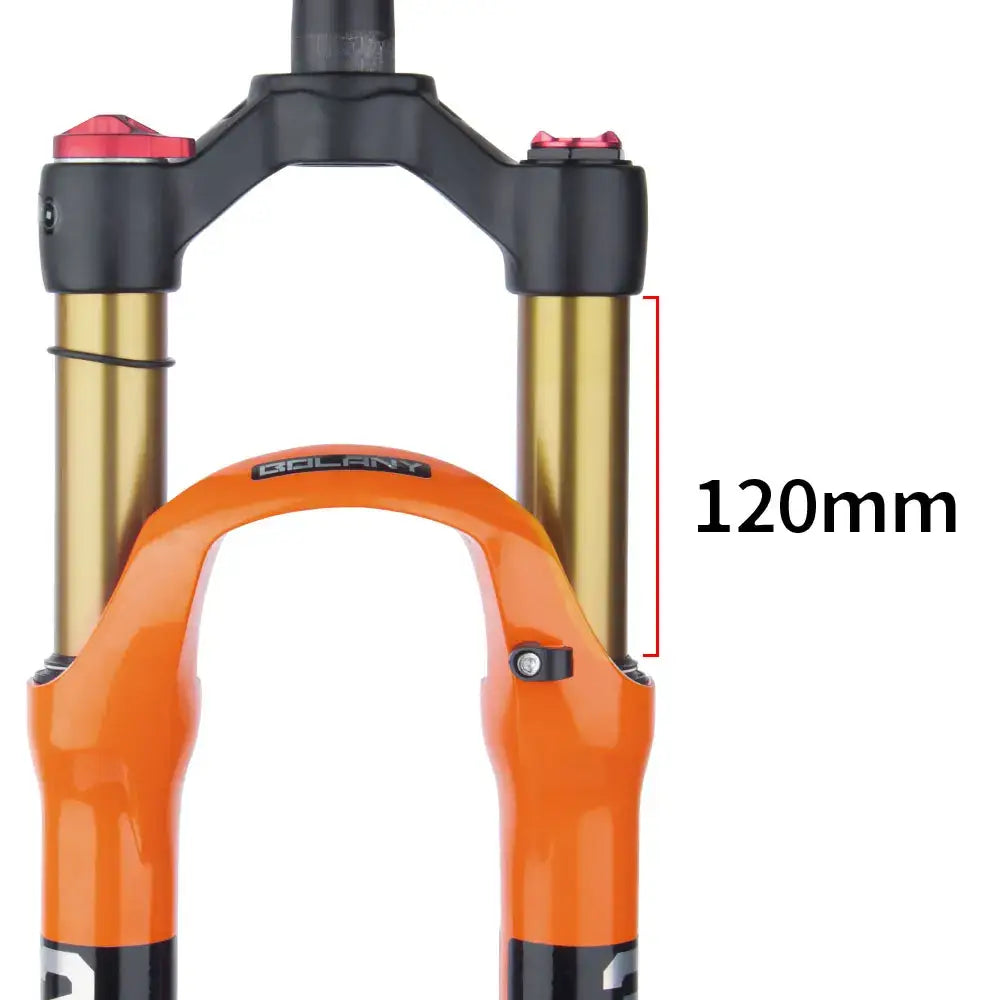 Bolany MTB Bicycle Fork Magnesium Alloy Air Suspension 26 27.5 29 Inch 32 HL RL100mm Bike Fork Lockout For Cycling