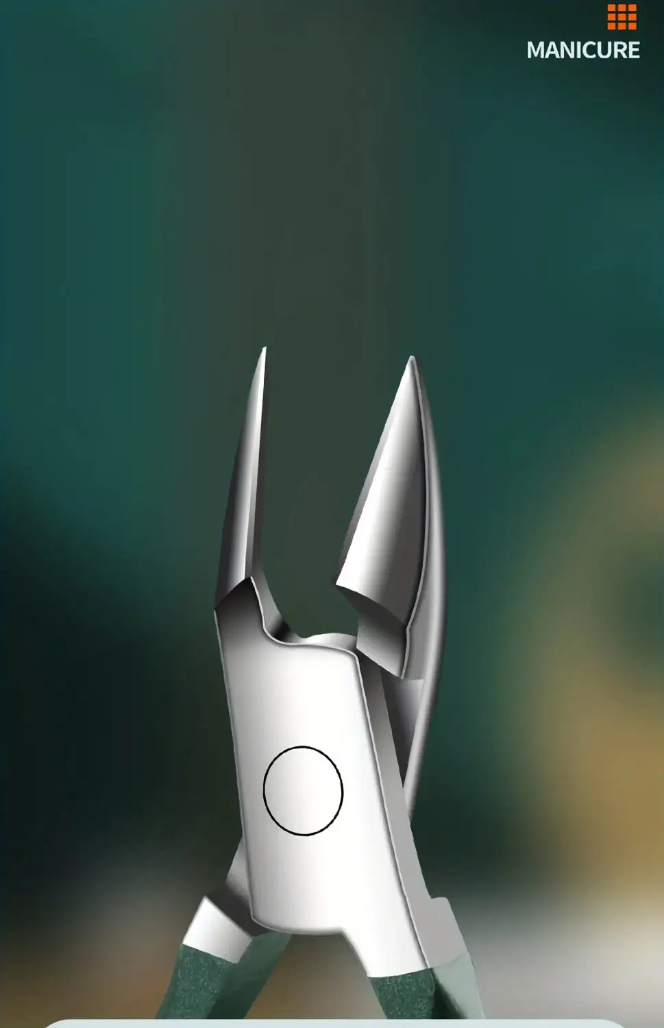 Green Case Stainless Steel Nail Clippers Set