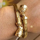 Adjustable Gold Nefertiti Inspired Cuff Bracelet - GiFTiFY