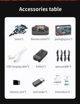 K500MAX Drone Fighter Jet 4k HD Professional Drone Camera WIFI Fpv Aircraft Quadcopte Aerial Photography Drone Birthday Toys