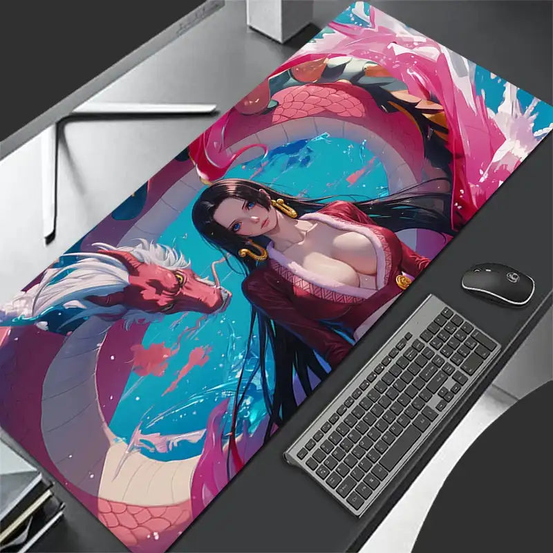 Mouse Pad one piece Boa Hancock Large PC Computer Game Mouse Pad by DSERS