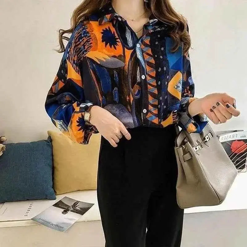 Chic Loose Chiffon Shirt for Women - GiFTiFY