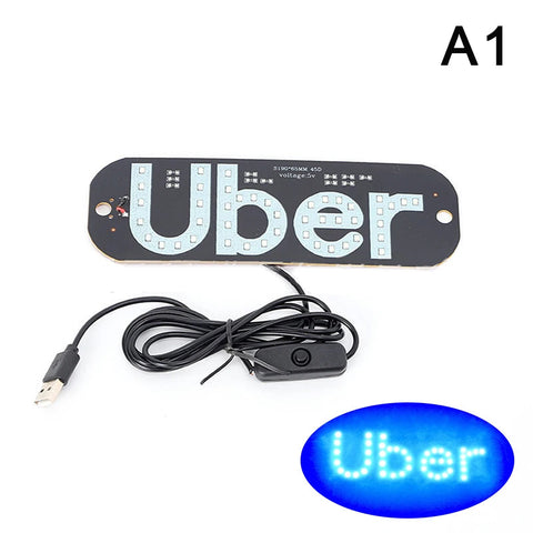 Light Sign For Car, Light Decal For Car Windshield With Suction Cups, Taxi Sign Light, Cab Indicator Lamp, Cigarette Lighter/USB GiFTiFY