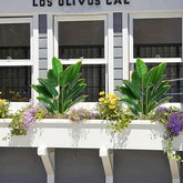 2pcs Large Realistic Artificial Bird of Paradise Plants UV Resistant No Fade Fake Banana Leaf Palm Tree for All Season Decor