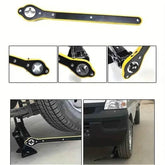 Car Labor-saving Jack Ratchet Wrench Scissor Jack Garage Tire Wheel Lug Wrench Handle Labor-saving Wrench Car Repair Tool - GiFTiFY