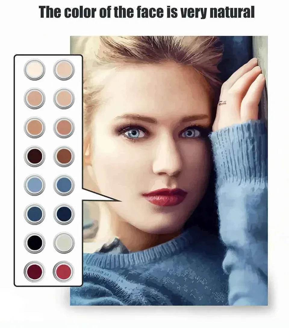 DIY Digital Oil Painting Cat Flower Paint By Numbers Animal Kitten Handpainted Acrylic Paint On Canvas Home Bedroom Wall Artwork - GiFTiFY