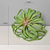 Artificial Green Plant Air Grass Succulent Miniature Potted Garden for Outdoor Desktop Living Room Home Decor