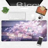 Large Gaming Mouse Pad Hatsune M-miku Mousepad PC Gamer Desk Mat Office Decoration Mouse Mat E-Sports Playmat Game Accessories - GiFTiFY