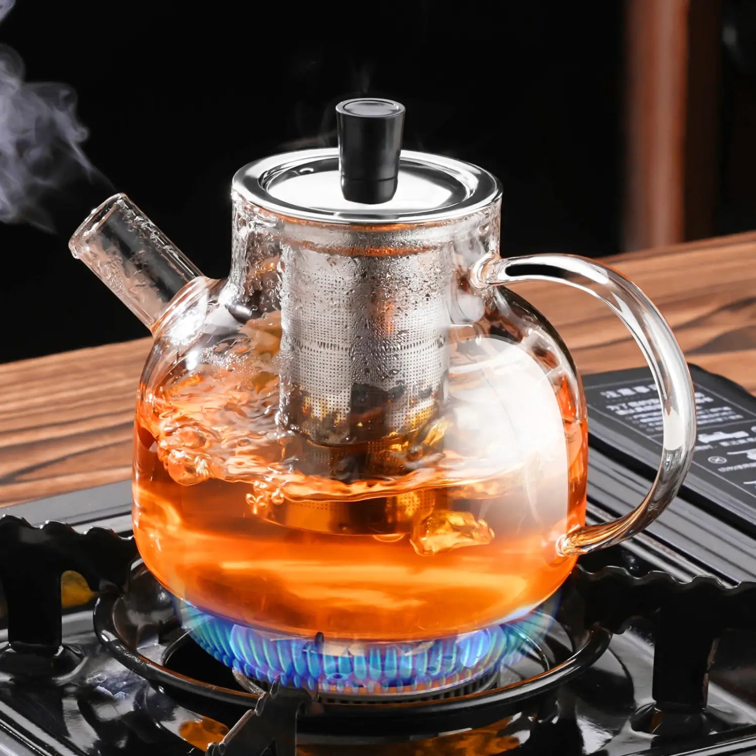 Glass Teapot Camping Water Bottle