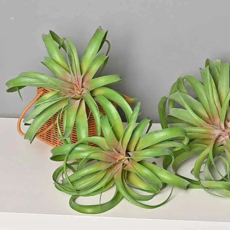 Artificial Green Plant Air Grass Succulent Miniature Potted Garden for Outdoor Desktop Living Room Home Decor by DSERS